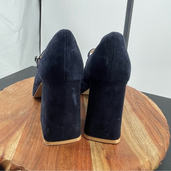Charles David Womens Vivianna blue platform Mary Jane heels Pumps Size 9 - Picture 4 of 8